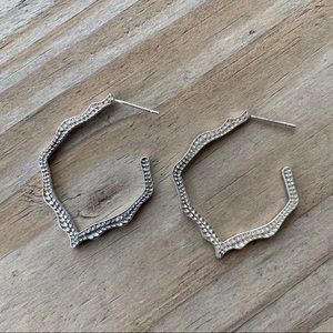 Kendra Scott Silver Miku Earrings